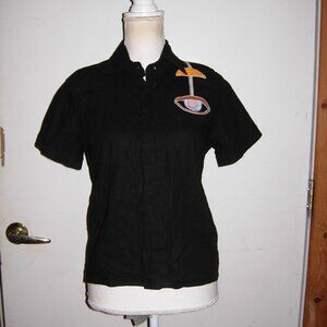 Amor & Rosas Aura Blouse Linen Blend Moon Phases S